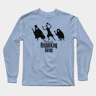 Hitchhiking Germs (Black) Long Sleeve T-Shirt